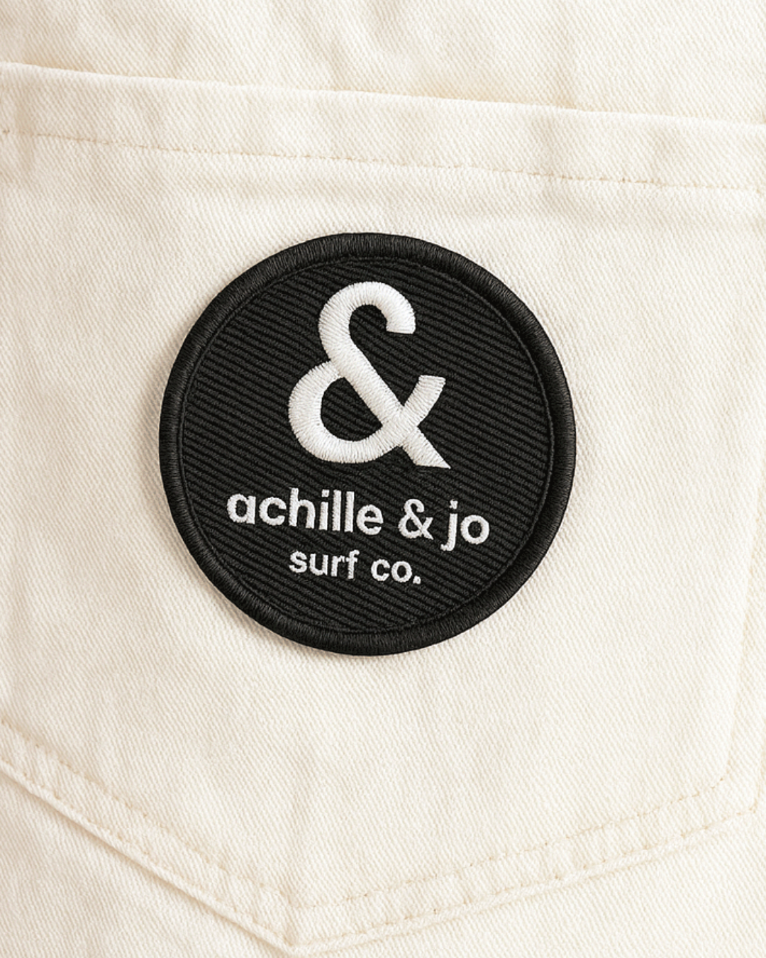 Robe salopette – Patch brodé Achille & Jo