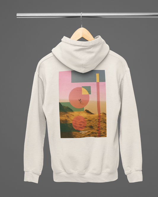 Hoodie ivory seul dos design achille and jo