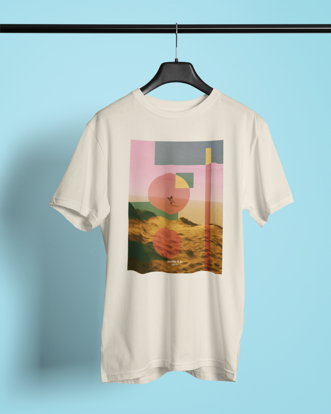 T-shirt ivoire design solo
