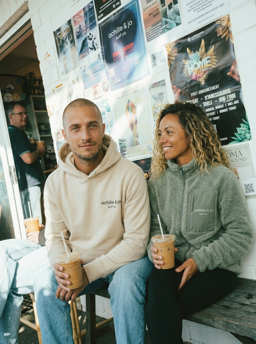 Veste Sherpa - Matières recyclées - Écru