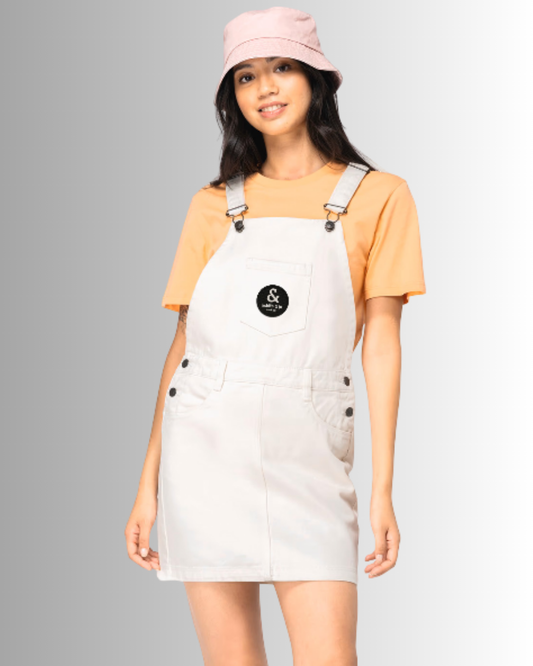 Robe salopette – Patch brodé Achille & Jo